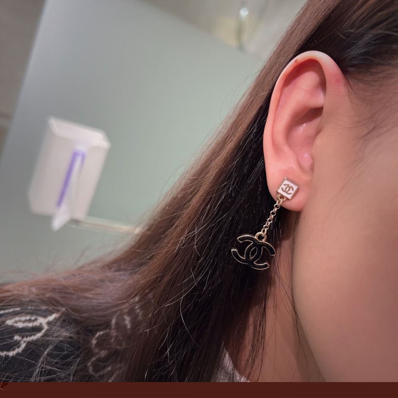 Ch*el earrings